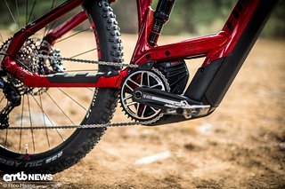 Haibike verbaut den Bosch Performance CX-Motor um 42° gedreht in seine E-MTBs ein