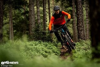 Auf flowigen, naturbelassenen Trails hatten wir viel Spaß mit dem Propain Ekano 165