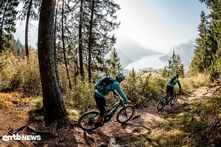 Oberhalb vom Molveno See warten fantastische Trails auf euch