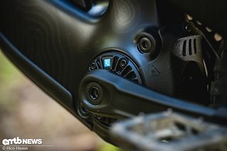 Kompakt integriert findet der TQ HPR50 im Tretlagerbereich seinen Platz