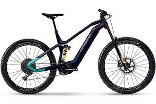 Haibike Nduro 8 Freeride – ein exklusiver Ballerbolide mit sensiblem Öhlins-Fahrwerk und kraftvollem Yamaha-Motor.