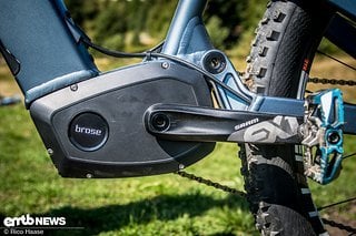 Das Herzstück des Nox Cycles Hybrid All-Mountain 5.9 bildet der Brose Drive S Alu