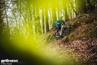 In Uphill-Sektionen fühlt sich dieses E-Bike extrem gut an