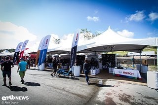 Bosch hatte dieses Jahr den größten Stand auf dem Sea Otter Festival.