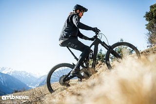 Klettern kann das Trek Slash+ 9.7 hervorragend, in der 170-mm-Ballerbude steckt mehr Allrounder, als man denken würde