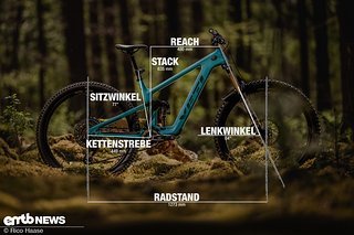 Yeti MTe mit Geometrieangaben in Rahmengroesse L Yeti MTe mit Geometrieangaben in Rahmengroesse L