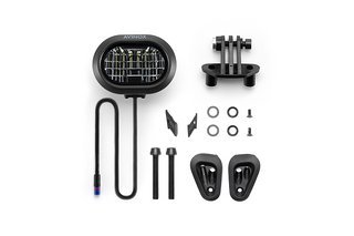 Im Paket enthalten sind alle Teile zur Montage des Lichts am E-Bike. Der Aufwand bei der Montage ist dabei deutlich geringer als bei anderen Integrationen und damit auch in der Heimwerkstatt machbar.