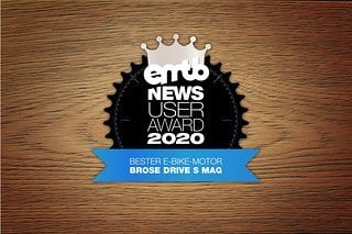 Platz zwei geht mit 31 % der Stimmen an den Brose Drive S Mag