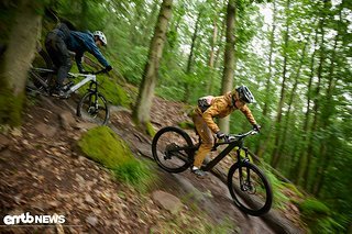 Die Focus Ride Days begannen mit einem Trip ins Bikeländ Ebersbach.