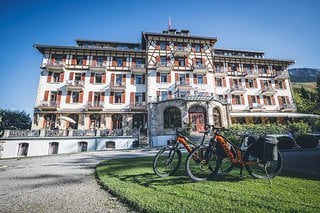 Mittagsrast in Bergün im Kurhaus: ein Traum!