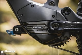 Der Shimano EP8 ist klein und lässt sich, dank geringem Einbauvolumen, gut in moderne Rahmen integrieren.