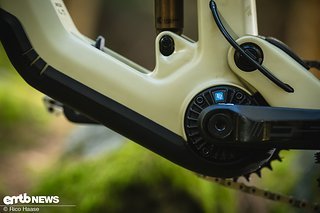 Schön integriert in den filigran wirkenden Rahmen ist der TQ HPR50 Motor