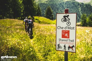 Weiter geht es auf dem Che d'Mot Trail