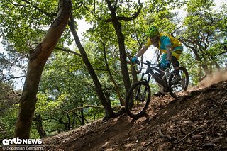 Im Downhill macht das Haibike Sduro Nduro 8.0 eine gute Figur