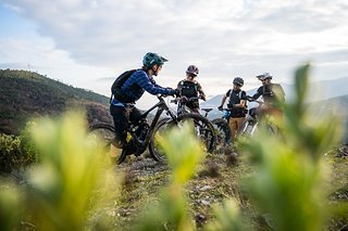 Mountainbikisch ist die Sprache, die uns mit den Locals von 4Guimp verbindet.