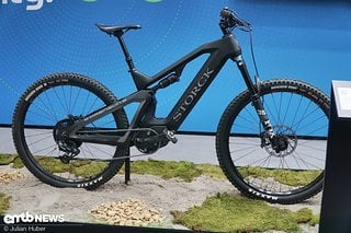 Das Storck E:Drenalin 2 mit dem Sachs RS Antrieb und integriertem 725-Wh-Akku.