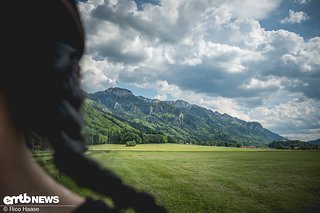 Unser Testrevier liegt irgendwo dort oben