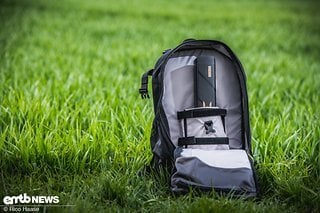 Cube Edge Hybrid E-Bike-Rucksack mit dem 375-Wh-Akku von Rotwild