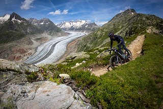 Als malerische Kulisse für die Mountainbike Weltmeisterschaften dient 2025 das Wallis.