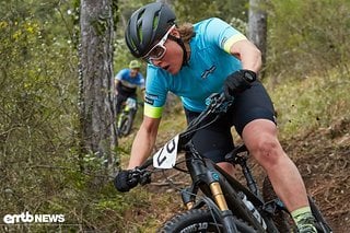 Nathalie Schneitter auf dem Weg zu ihrem ungefährdeten Sieg.