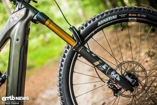 Logisch! Ein E-MTB wie das Decoy braucht die passende Gabel.