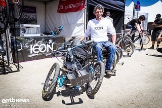 Das coolste E-Bike des Festivals kam von ICON Explore