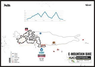 Die Athlet*innen müssen auf ihren Runden je drei harte Anstiege und technische Downhill-Sektionen überwinden