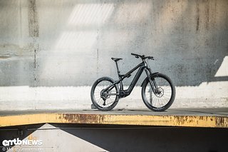 M1 setzt an diesem Modell auf ein Fox-Fahrwerk mit 160 mm Federweg.