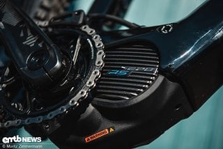 Der Shimano EP8 in der RS-Variante ist eine Orbea-Eigenentwicklung und speziell auf den 360-Wh-Energiespeicher abgestimmt.