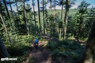 Kontrolliertes Kurvenverhalten auch auf losem Untergrund