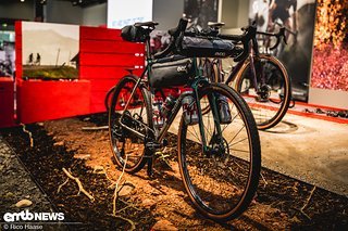 Bikepacking – natürlich auch am Stand von SRAM ein Thema.