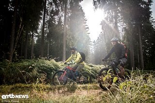 Zwei Tage waren wir mit Peter und Wastl im Fichtelgebirge unterwegs