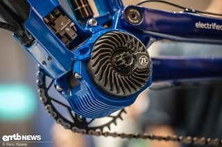 Mit 118 mm Breite erlaubt der CentriX den Bau effektiver, schlanker E-Bikes.