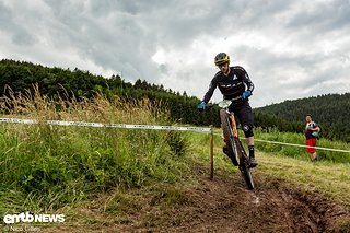 Marc Oppermann (Team Bulls) holt sich in Roßbach den Sieg in der E-Bike-Wertung