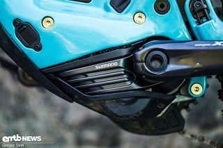 Ryan setzt auf das Yeti 160E bei dem ein Shimano EP801 zum Einsatz kommt. Ryan setzt auf das Yeti 160E bei dem ein Shimano EP801 zum Einsatz kommt.