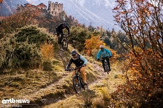 Alle Testbikes werden von jedem Tester mehrfach auf unterschiedlichen Trails gefahren.