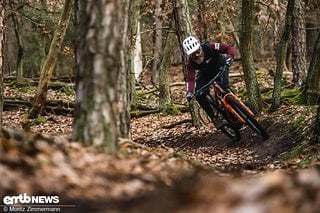 Das Ghost E-Riot Trail Pro fühlt sich auf moderaten Trails am wohlsten.