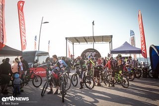 Das Start-/Ziel-Gelände ist direkt am Meer in Varazze, Italien.