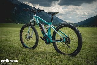 Das Bulls Aminga+ E FS 3 wartet auf den Start