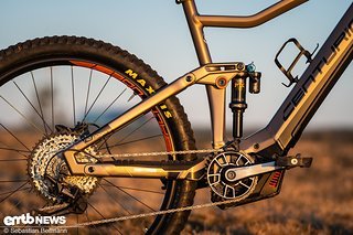 Die mechanische Shimano XT-Schaltung überzeugt im Test mit präzisen und schnellen Schaltvorgängen – selbst unter hoher Last