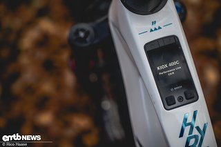 Das neue Display ist schick ins Oberrohr integriert.