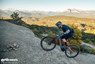 Dank 90 Nm max. Drehmoment gelingen uns auch steile Uphill-Passagen mühelos und flüssig