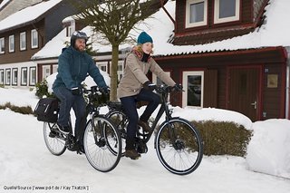 E-Bikes machen auch im Winter Spaß