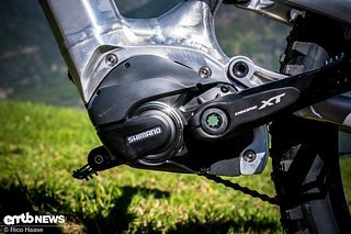 Im Alutech eFanes werkelt der bekannte Shimano Steps E8000-Motor