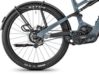 Moustache setzt am Clutch auf das robuste Antriebssystem von Pinion: Die MGU-Einheit kombiniert Motor, Getriebe und den wartungsarmen Riemen-Antrieb.