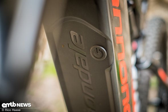 23 Millimeter misst der On/Off-Button am Cannondale Cujo NEO 130 1 23 Millimeter misst der On/Off-Button am Cannondale Cujo NEO 130 1