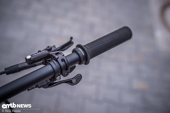 Bei den Griffen setzt man auf die ergonomischen Produkte von Ergon Bei den Griffen setzt man auf die ergonomischen Produkte von Ergon