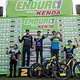 Das Podium des letzten Rennens der Kenda Enduro One 2019