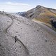 Mitunter verlaufen die gezeiteten Stages durch Geröllfelder mit feinsten, losen Geröllsteinen.