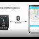 Das Kiox-Display kann via Bluetooth mit dem Smartphone verbunden werden und die Navigation anzeigen